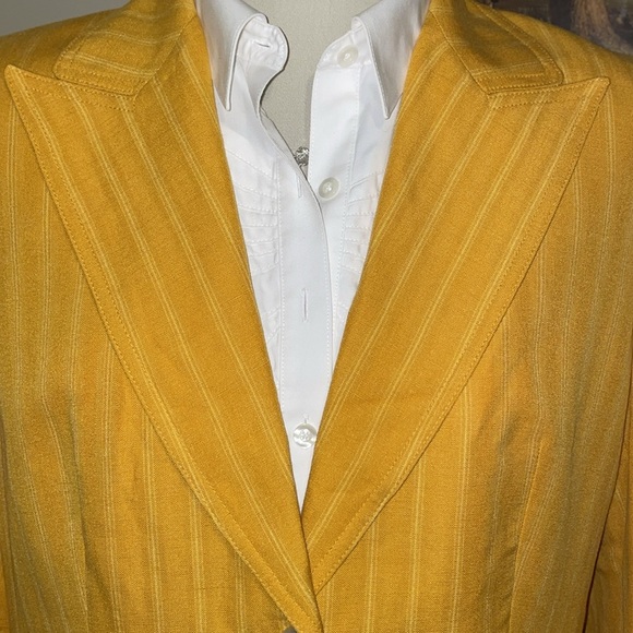 NWT Michael Kors Lined Blazer.  Spring 05 Line. Stunning!!!  Marigold. - Picture 5 of 12